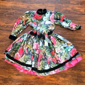 Vintage Francoise Bouthillier tea dress